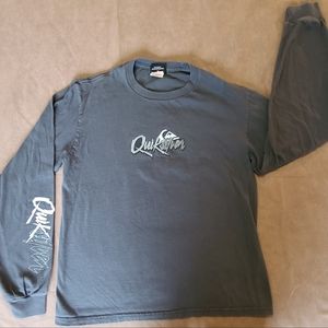 Quicksilver Gray Long Sleeve Shirt
